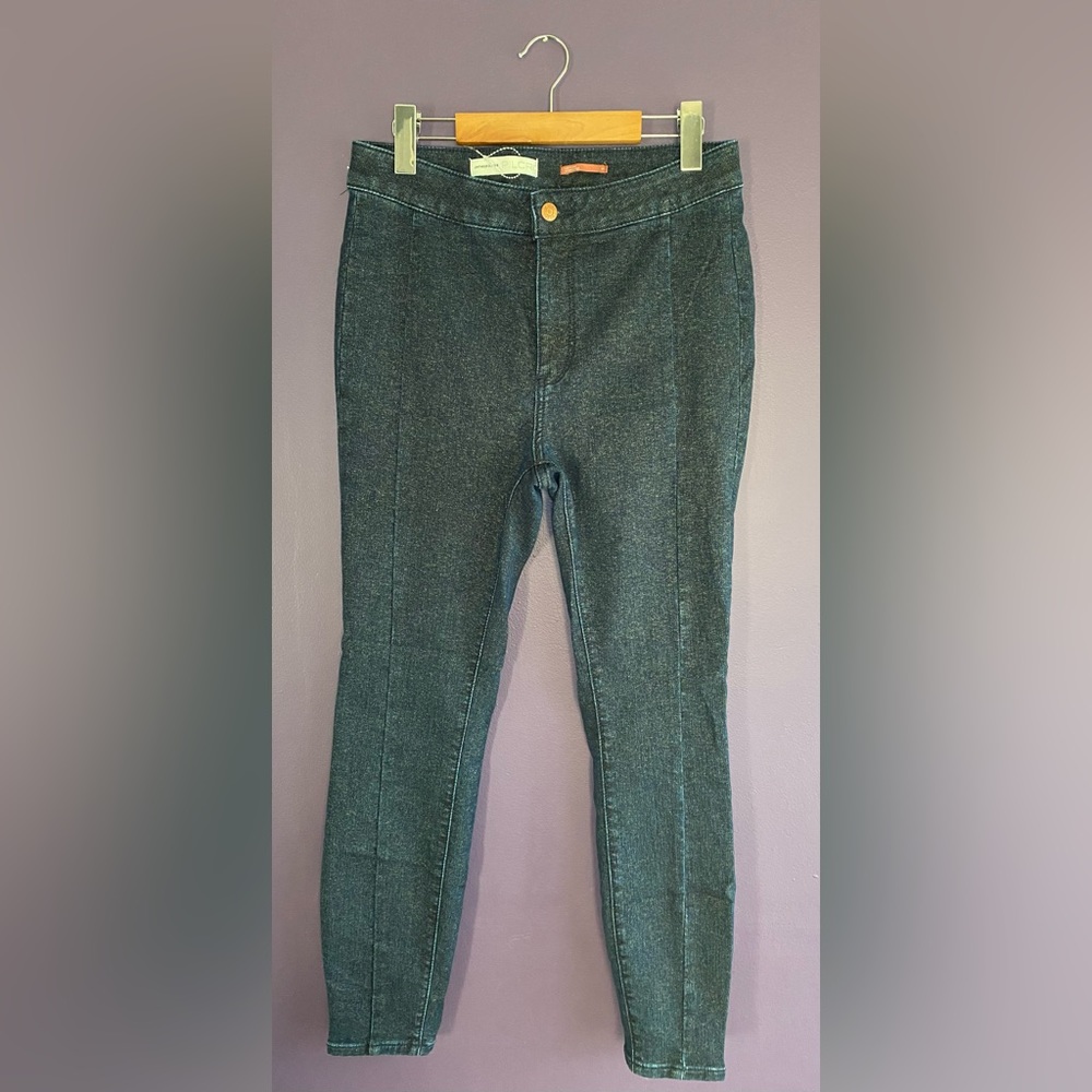 Anthropologie Pilcro High Rise Shimmer Denim Skinny✨